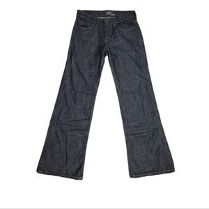 MAVI jeans dark wash Dawn wide leg mid‎ rise raw hem 27